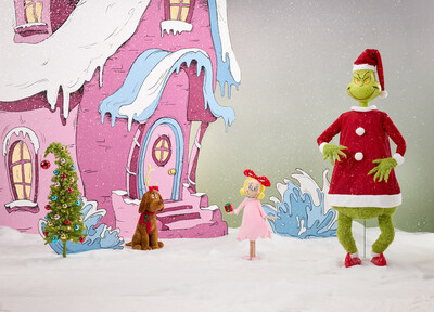 This larger-than-life 9-foot Grinch is exclusive to Lowe's.